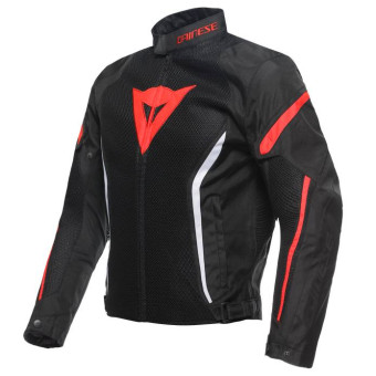 Motorradjacke Dainese Air Crono 2 Black Black Red
