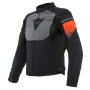 Motorradjacke Dainese Air Fast Tex Black Grey Fluo Red