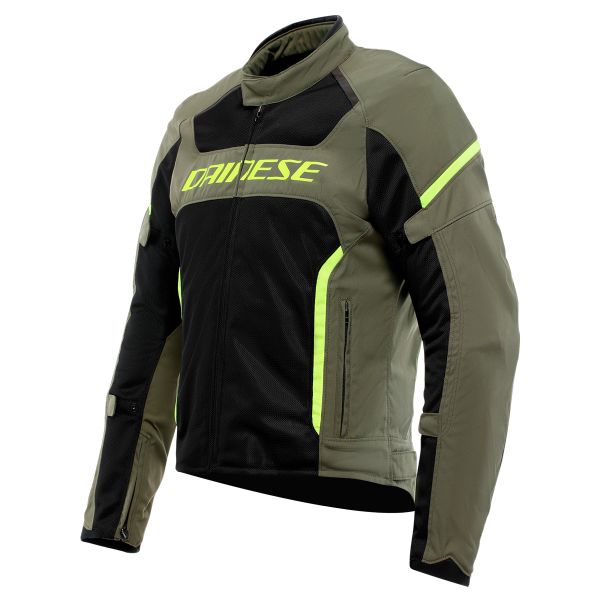 Motorradjacke Dainese Air Frame 3 Army Green Black Fluo Yellow Motorradjacke Dainese Air Frame 3 Army Green Black Fluo Yellow