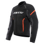 Motorradjacke Dainese Air Frame 3 Black Black Red Fluo