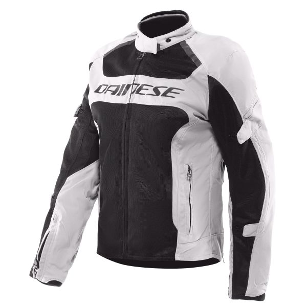 Motorradjacke Dainese Air Frame 3 Tex Woman Light Gray Black