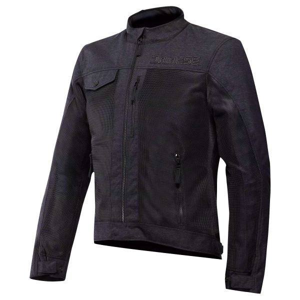 Motorradjacke Dainese Alfama Air Tex Dark Grey Black