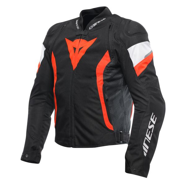 Motorradjacke Dainese Avro 5 Tex Black Red Fluo White Motorradjacke Dainese Avro 5 Tex Black Red Fluo White