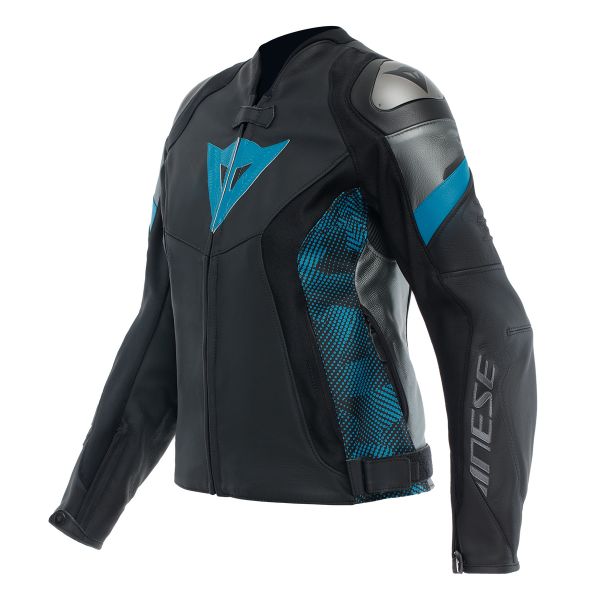 Motorradjacke Dainese Avro 5 Woman Black Teal Anthracite