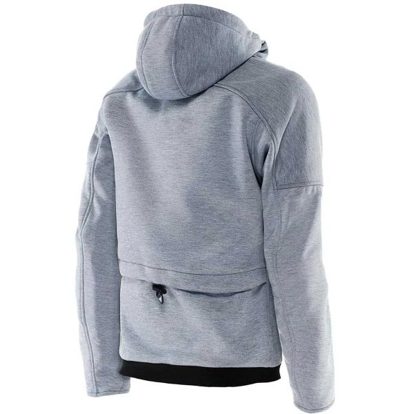 Dainese Daemon-X Safety Hoodie Full Zip Woman Grey Melange