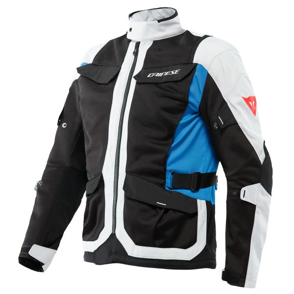Motorradjacke Dainese Desert Tex Glacier Grey Black