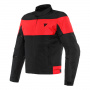 Motorradjacke Dainese Elettrica Air Tex Black Black Lava Red