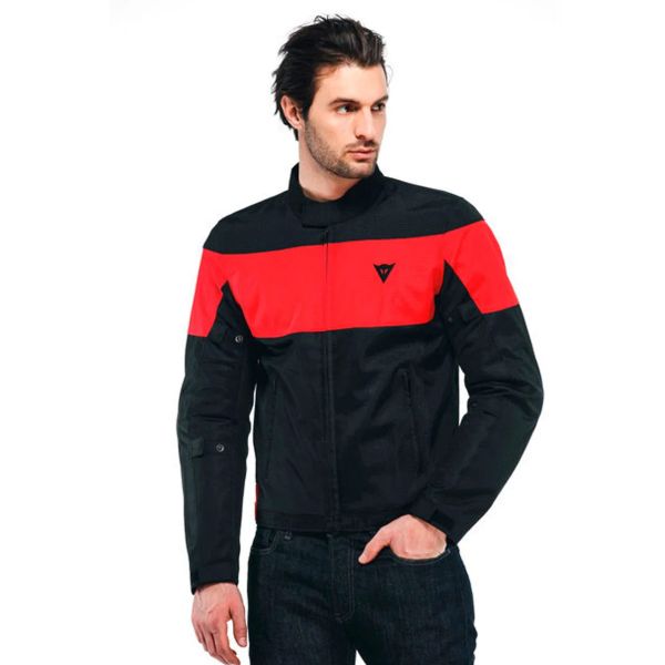 Dainese Elettrica Air Tex Black Black Lava Red