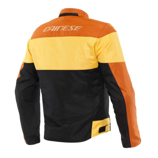 Dainese Elettrica Air Tex Black Leather Brown Mineral