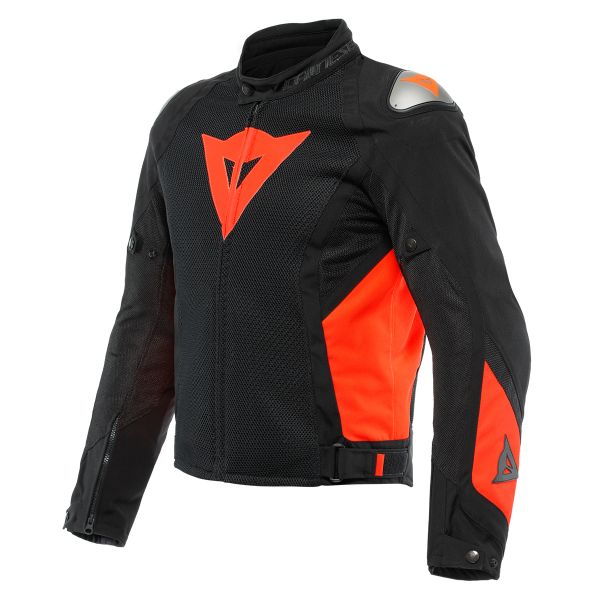 Motorradjacke Dainese Energyca Air Tex Black Fluo Red
