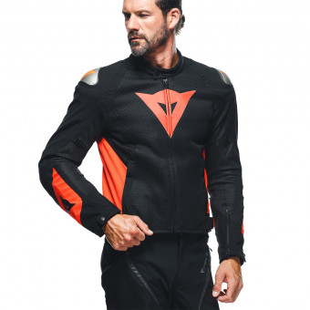Dainese Energyca Air Tex Black Fluo Red