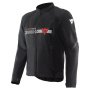 Motorradjacke Dainese Herosphere Air Tex Black White Stripes Red