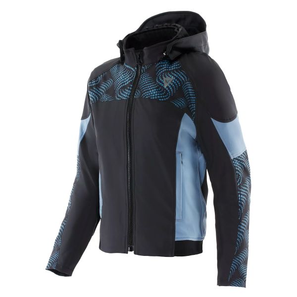 Motorradjacke Dainese Ignite 2 Tex Woman Black Blue Mirage