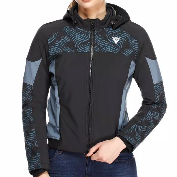 Dainese Ignite 2 Tex Woman Black Blue Mirage
