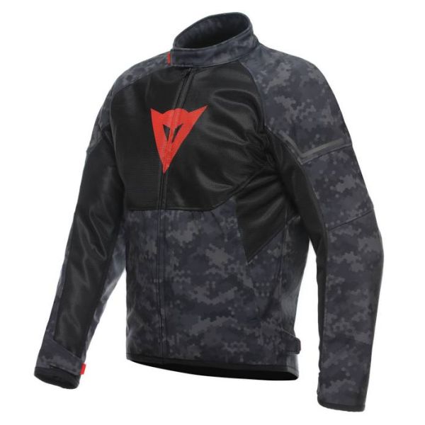 Motorradjacke Dainese Ignite Air Camo Grey Black Fluo Red Motorradjacke Dainese Ignite Air Camo Grey Black Fluo Red