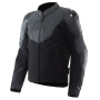 Motorradjacke Dainese Iperattiva Leather Tex Black