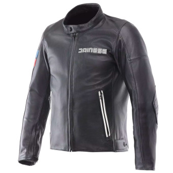 Motorradjacke Dainese Leggenda Leather Black