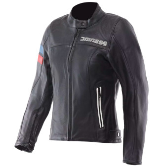 Motorradjacke Dainese Leggenda Leather Woman Schwarz