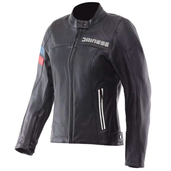 Motorradjacke Dainese Leggenda Leather Woman Schwarz