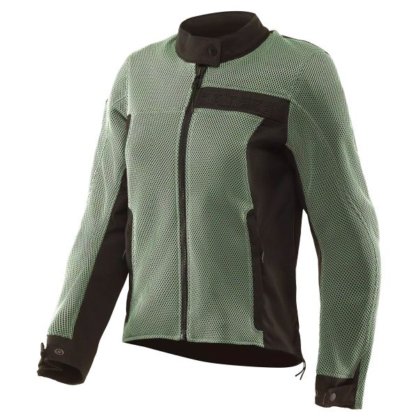 Motorradjacke Dainese Lisbona Air Tex Woman Iceberg Green Black