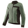 Motorradjacke Dainese Lisbona Air Tex Woman Iceberg Green Black
