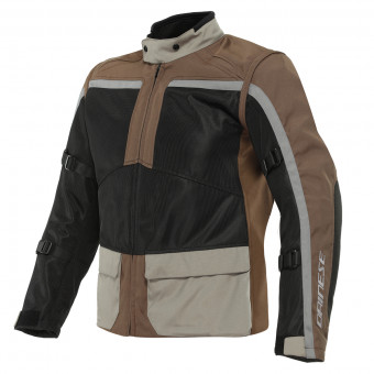 Motorradjacke Dainese Outlaw Tex Black Carafe Walnut Charcoal
