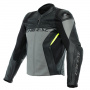 Motorradjacke Dainese Racing 4 Charcoal Grey Black