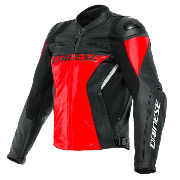 Motorradjacke Dainese Racing 4 Lava Red Black
