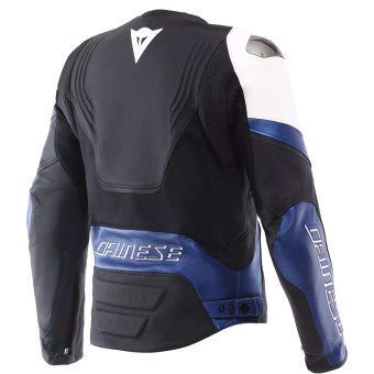Dainese Racing 5 Leather White Blue Black