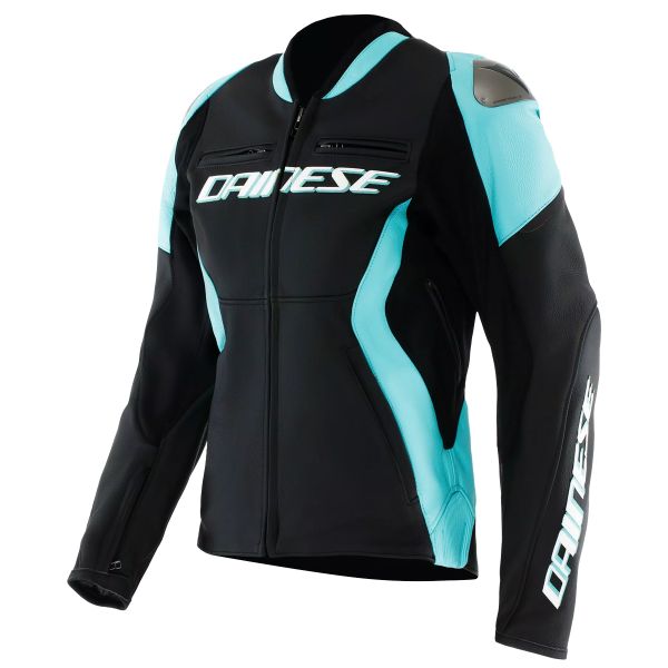 Motorradjacke Dainese Racing 5 Leather Woman Black Water Motorradjacke Dainese Racing 5 Leather Woman Black Water