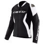 Motorradjacke Dainese Racing 5 Leather Woman Black White