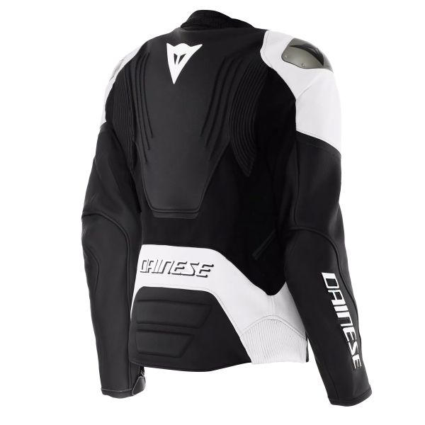 Dainese Racing 5 Leather Woman Black White
