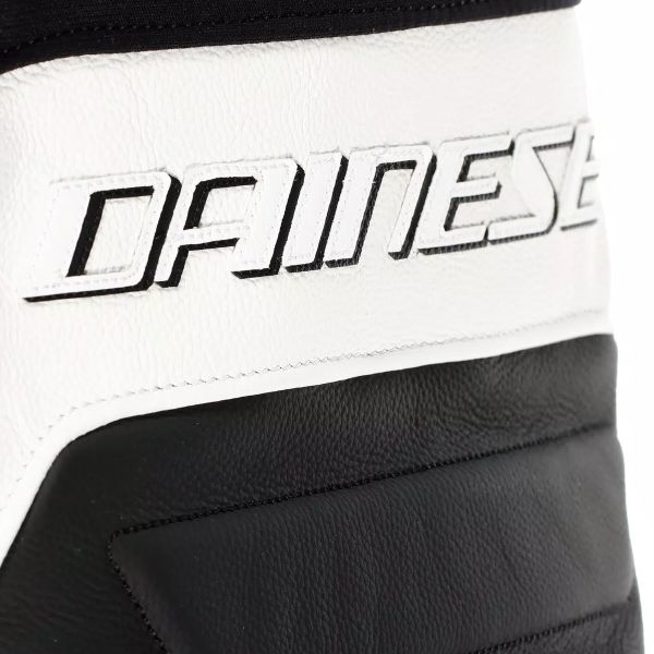 Dainese Racing 5 Leather Woman Black White