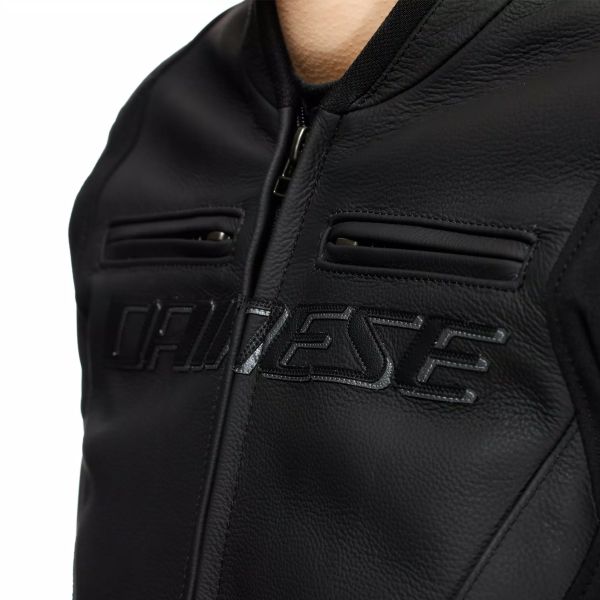 Dainese Racing 5 Leather Woman Schwarz
