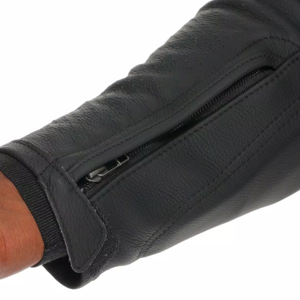 Dainese Racing 5 Perf Leather Black Red Fluo