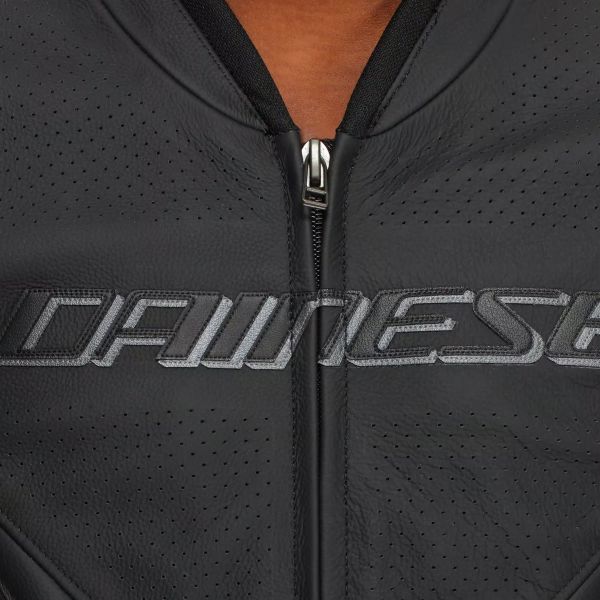 Dainese Racing 5 Perf Leather Black Black