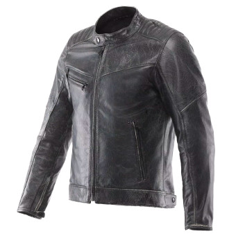 Motorradjacke Dainese Radicale Leather Black