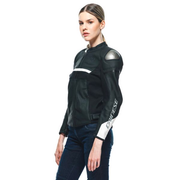Dainese Rapida Lady Black Matt White