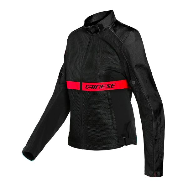 Motorradjacke Dainese Ribelle Air Lady Black Lava Red Motorradjacke Dainese Ribelle Air Lady Black Lava Red
