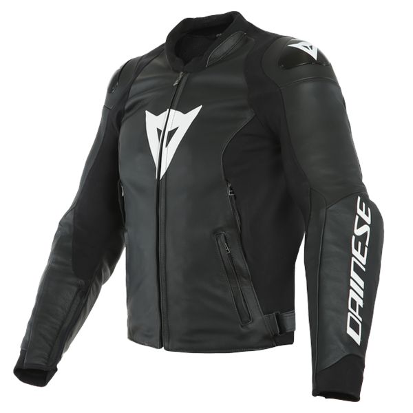 Motorradjacke Dainese Sport Pro Black White