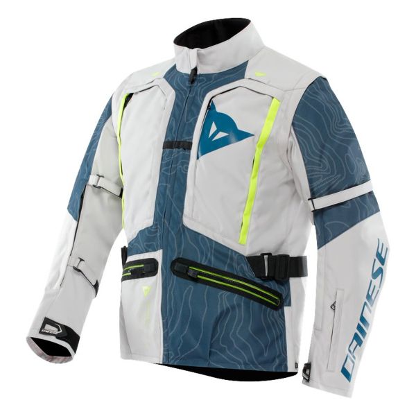 Motorradjacke Dainese Sterrato Tex Glacier Gray Blue