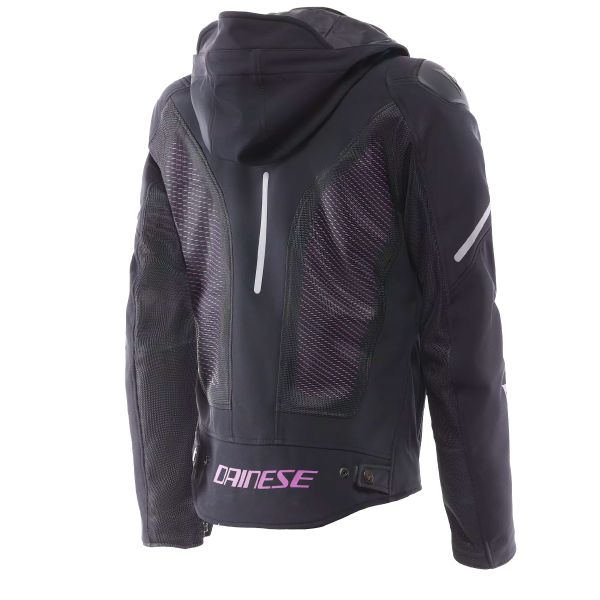Dainese Super Sprint Air Tex Woman Black Pink Viola