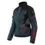 Motorradjacke Dainese Tempest 3 D-Dry Lady Ebony Black Lava Red