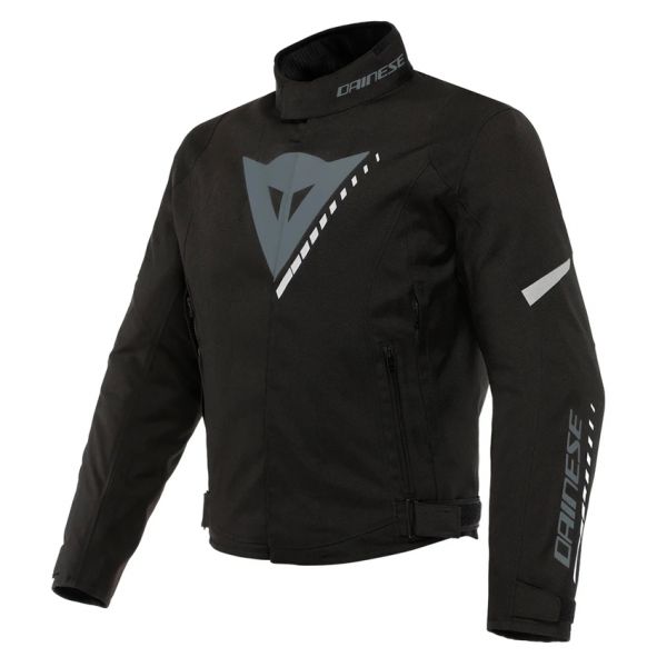 Motorradjacke Dainese Veloce D-Dry Black Charcoal Grey White