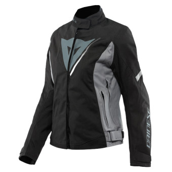 Motorradjacke Dainese Veloce Lady D-Dry Black Charcoal Grey White
