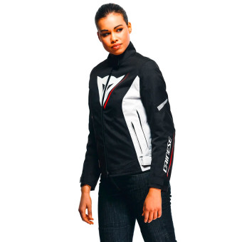 Dainese Veloce Lady D-Dry Black White Lava Red