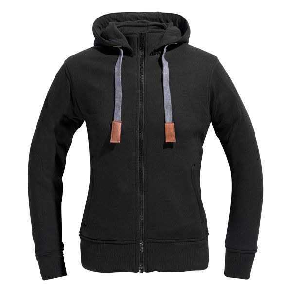 Motorradjacke DIFI Downtown Lady Hoodie Black