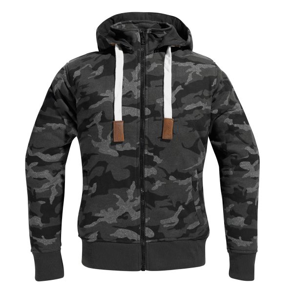 Motorradjacke DIFI Downtown Lady Hoodie Dark Camo