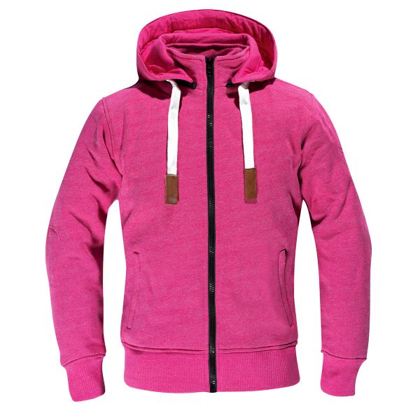Motorradjacke DIFI Downtown Lady Hoodie Pink