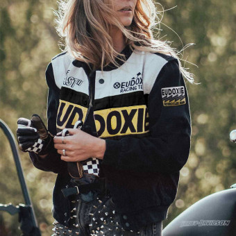 Motorradjacke EUDOXIE Nascar Yellow